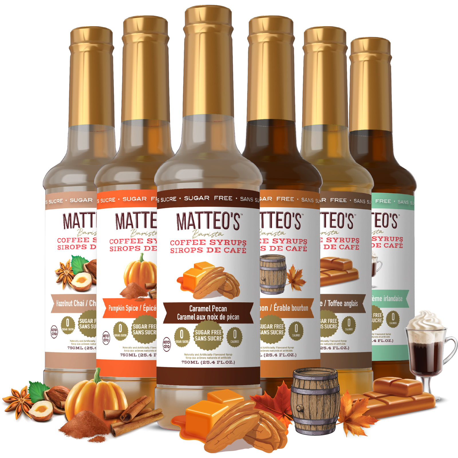 Les saveurs préférées de Matteo, assortiment (6 saveurs)