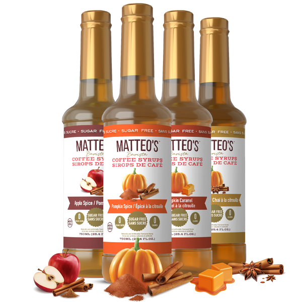 Matteo's Harvest Flavours, Variety Pack, (4 Flavours)