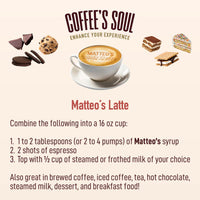 Saveurs de desserts Matteo, assortiment, (6 saveurs)