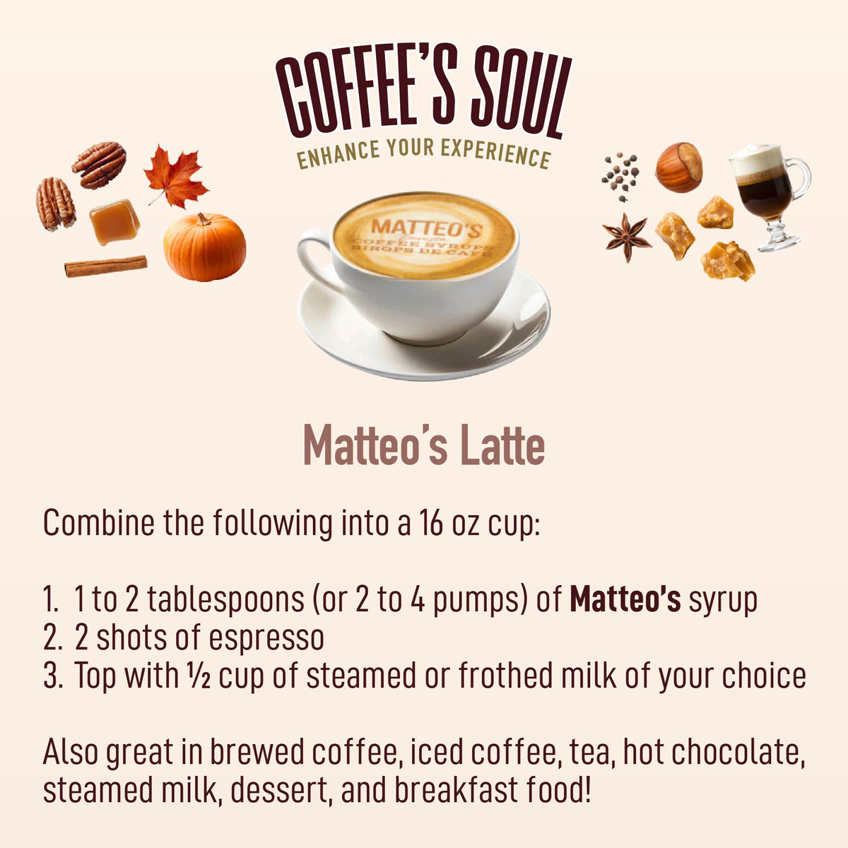 Les saveurs préférées de Matteo, assortiment (4 saveurs)