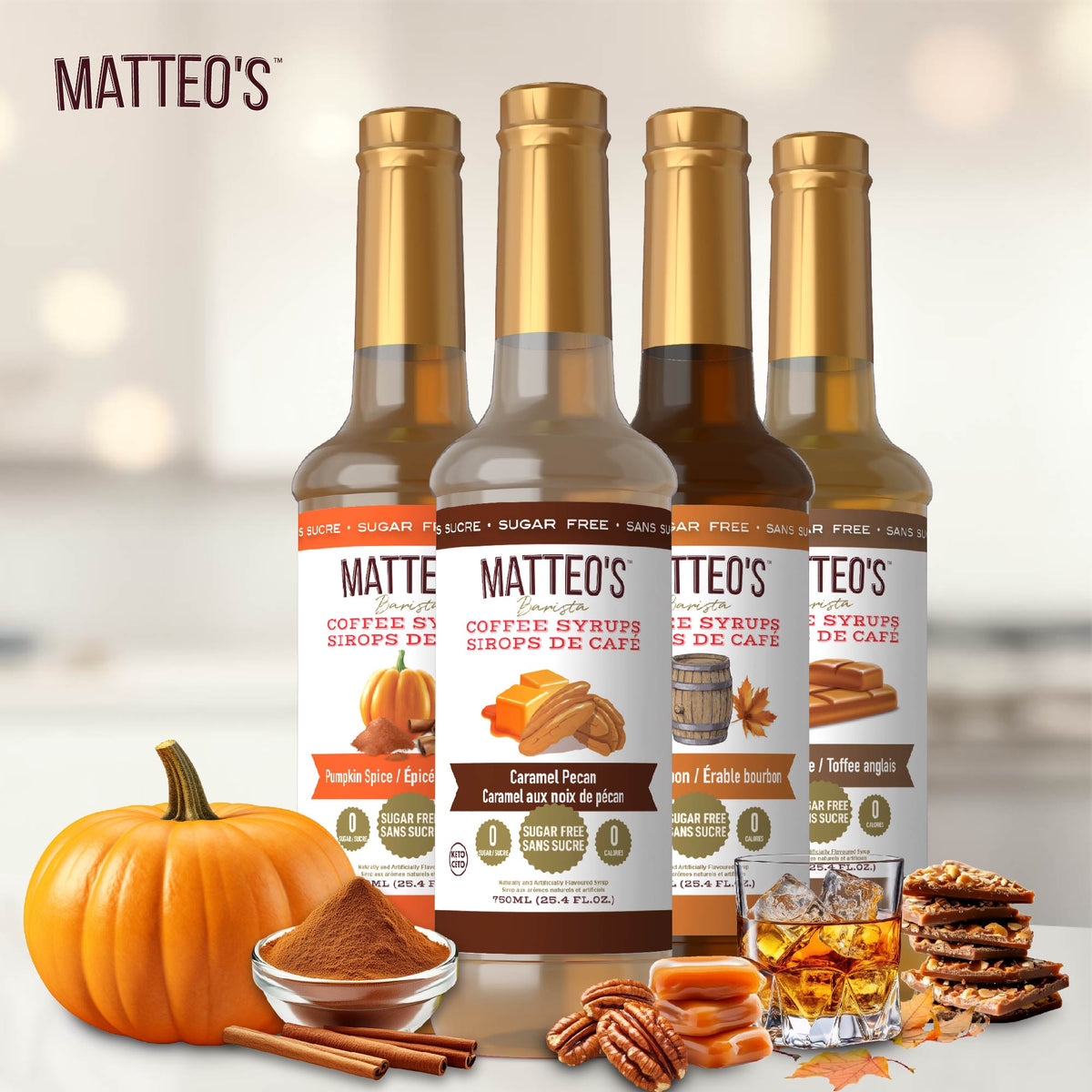 Les saveurs préférées de Matteo, assortiment (4 saveurs)