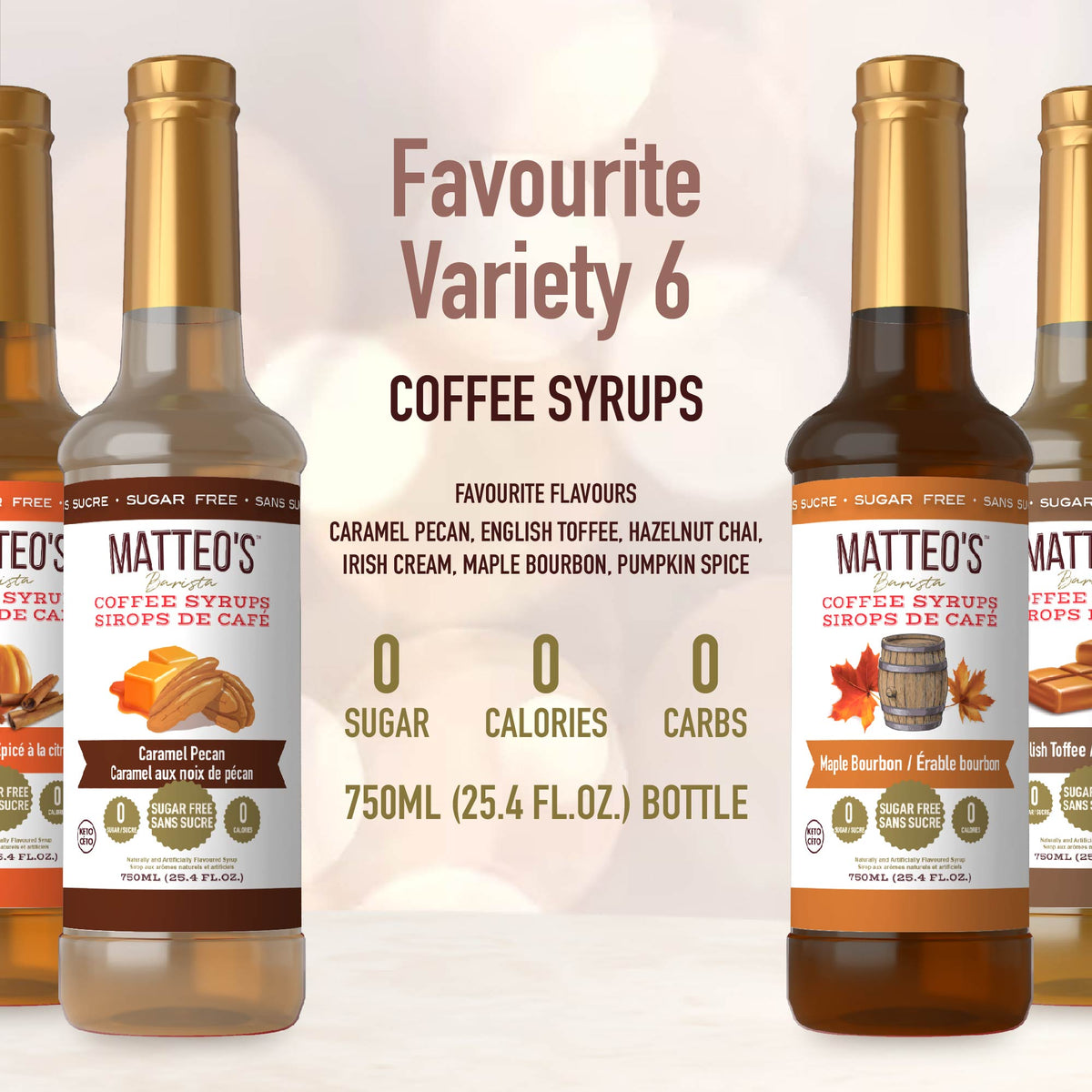 Les saveurs préférées de Matteo, assortiment (6 saveurs)