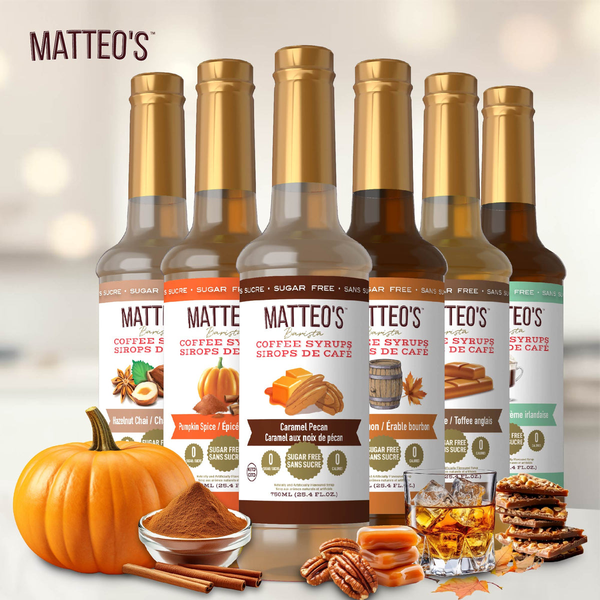 Les saveurs préférées de Matteo, assortiment (6 saveurs)