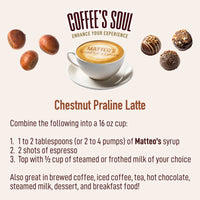 Sirop de café sans sucre, Praliné à la Châtaigne