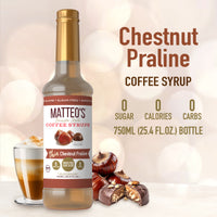 Sirop de café sans sucre, Praliné à la Châtaigne