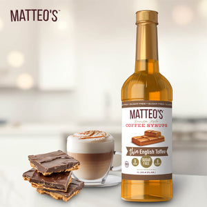 Sugar Free Coffee Syrup, English Toffee (1L)