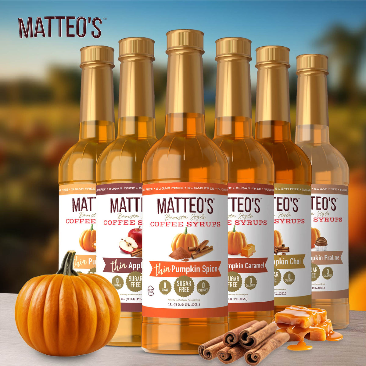Matteo's Harvest Flavours, Variety Pack, (6 Flavours) (1L)