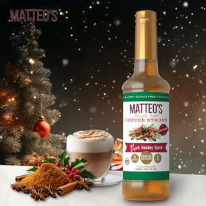 Sugar Free Coffee Syrup, Holiday Spice