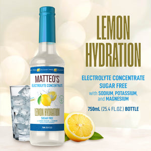 Matteo's Sugar-Free Hydration Concentrate - Lemon