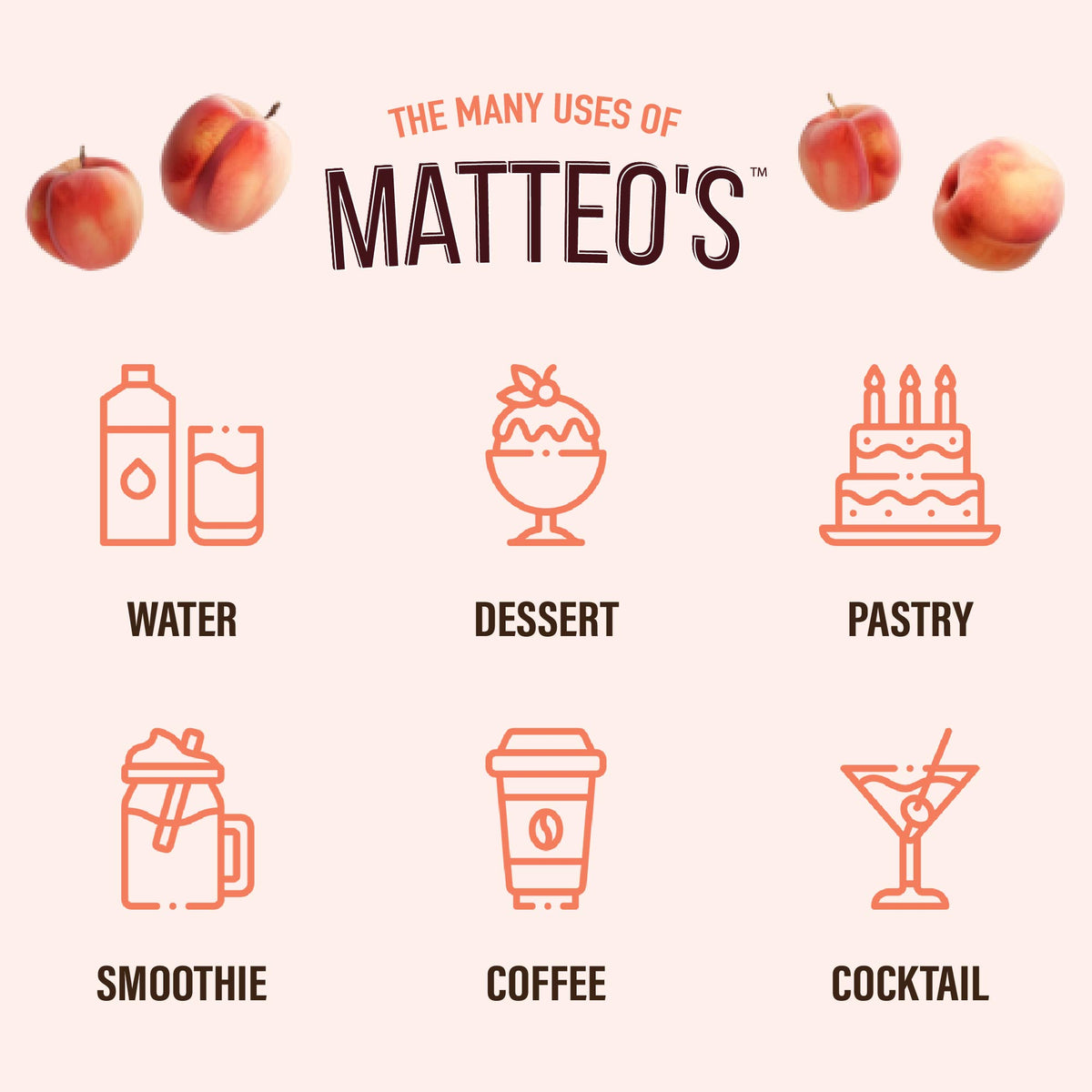 Mélange sans sucre - Pêche