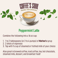 Sugar Free Coffee Syrup, Peppermint (1L)