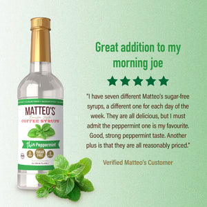 Sugar Free Coffee Syrup, Peppermint (1L)