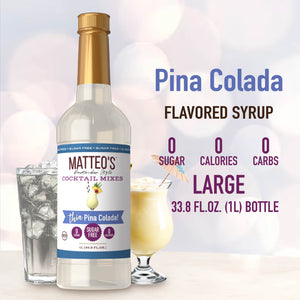 Sugar Free Cocktail Mix - Pina Colada (1L)