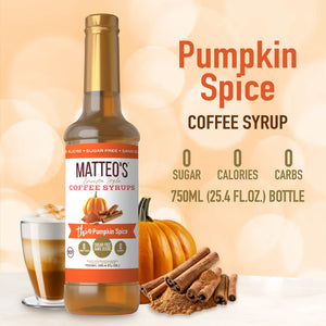 Sugar Free Coffee Syrup, Pumpkin Spice