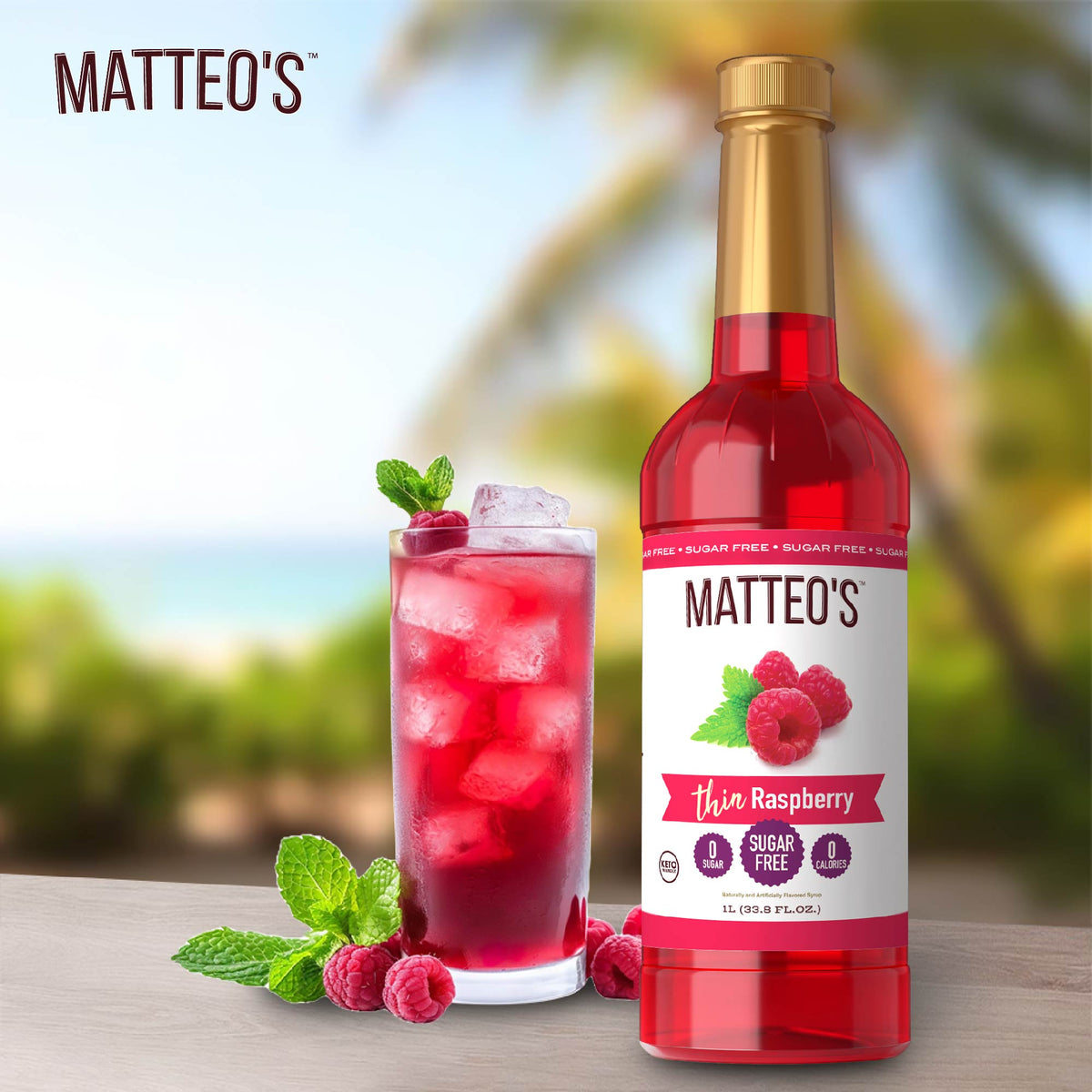 Sugar Free Mix - Raspberry (1L)