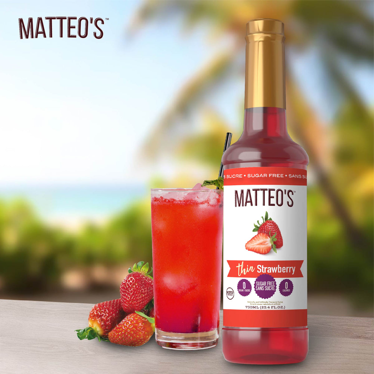 Mélange sans sucre - Fraise