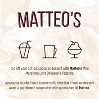 Mini-guimauves Matteo's 70 g (2,5 oz)