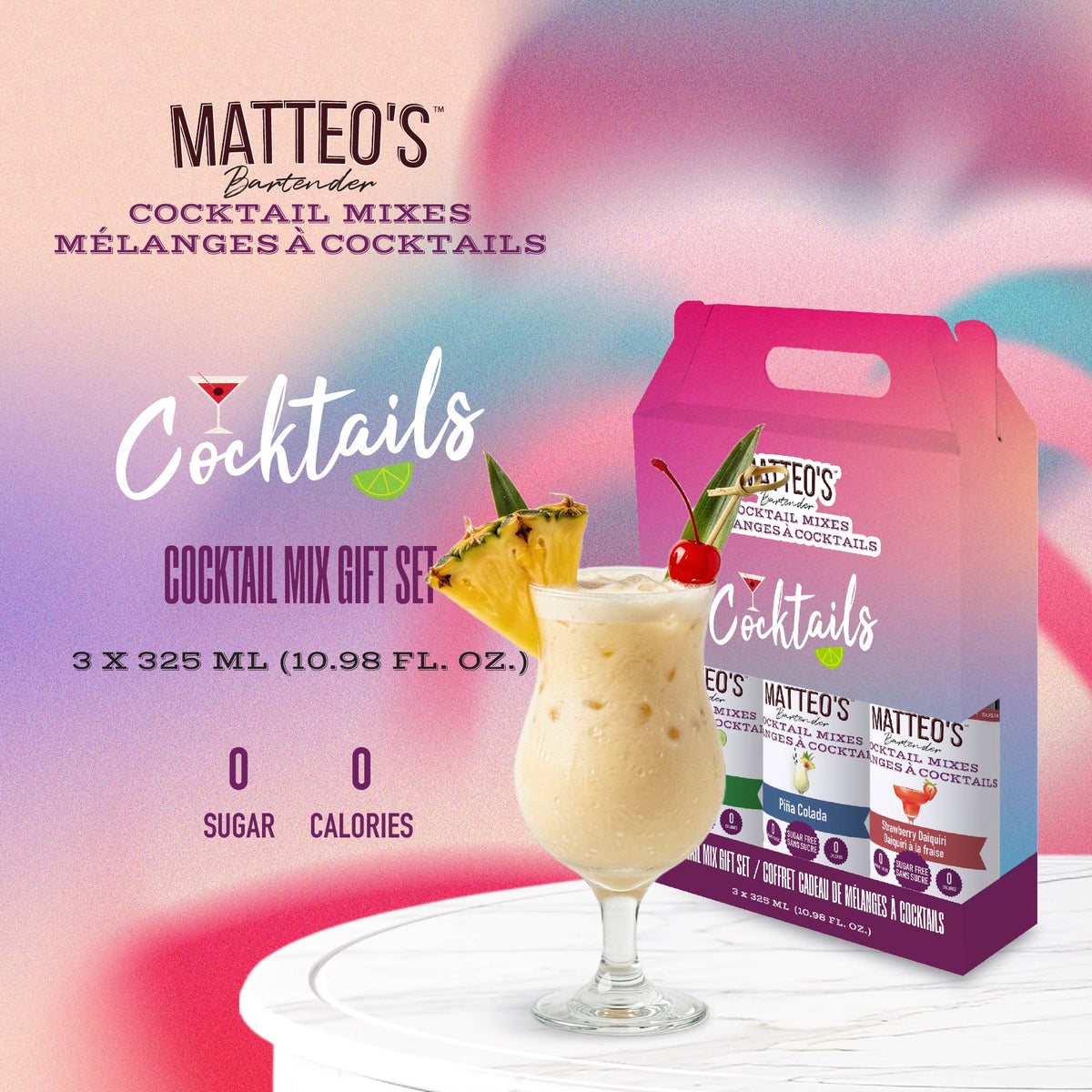 Matteo's Cocktail Gift Pack, 325mL (3 Flavours)