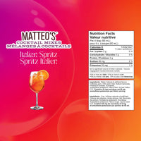 Mélanges pour cocktails sans sucre - Spritz italien