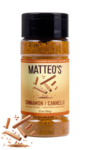 Matteo's Cinnamon Sugar Powder Topping 5.5 oz (156 g)