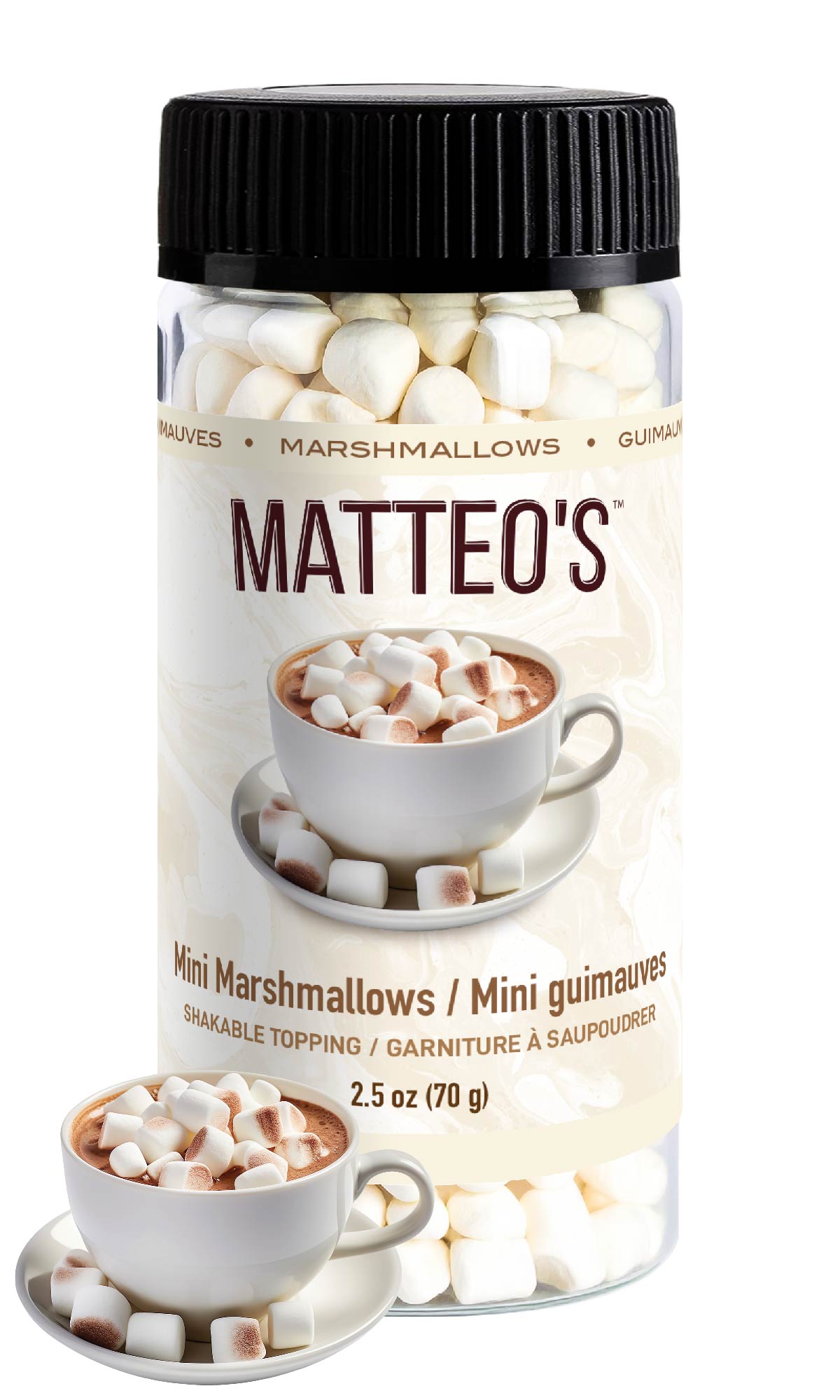 Mini-guimauves Matteo's 70 g (2,5 oz)