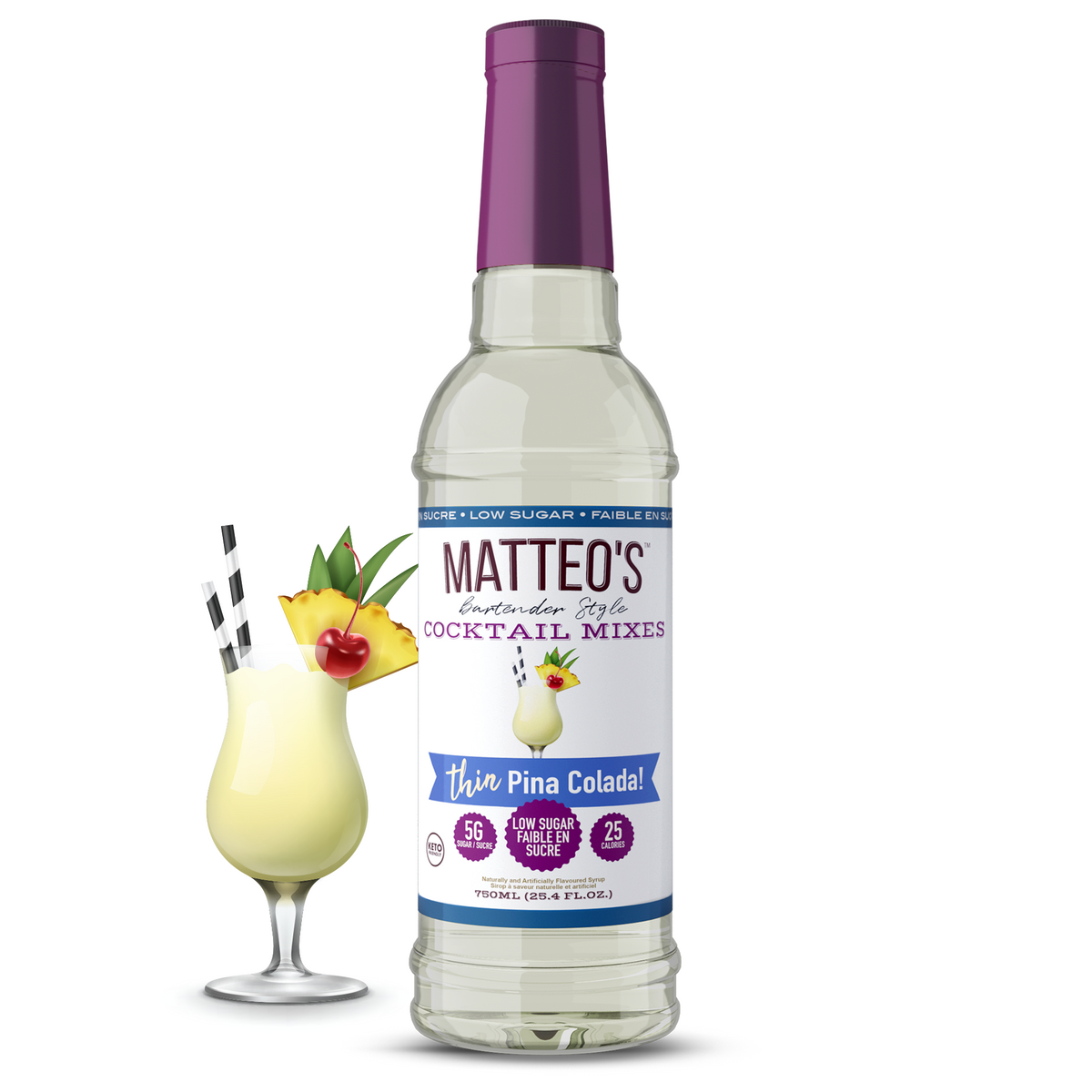 Mélanges pour cocktails sans sucre - Pina Colada