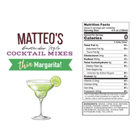 Mélanges pour cocktails sans sucre - Margarita