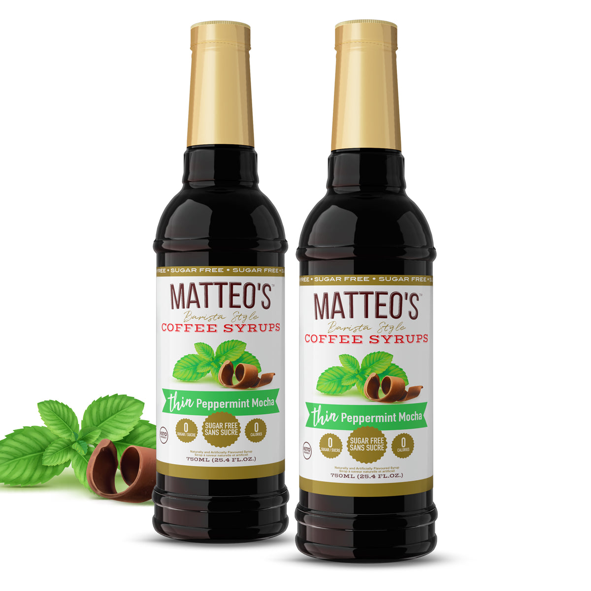 Sugar Free Coffee Syrup, Peppermint Mocha