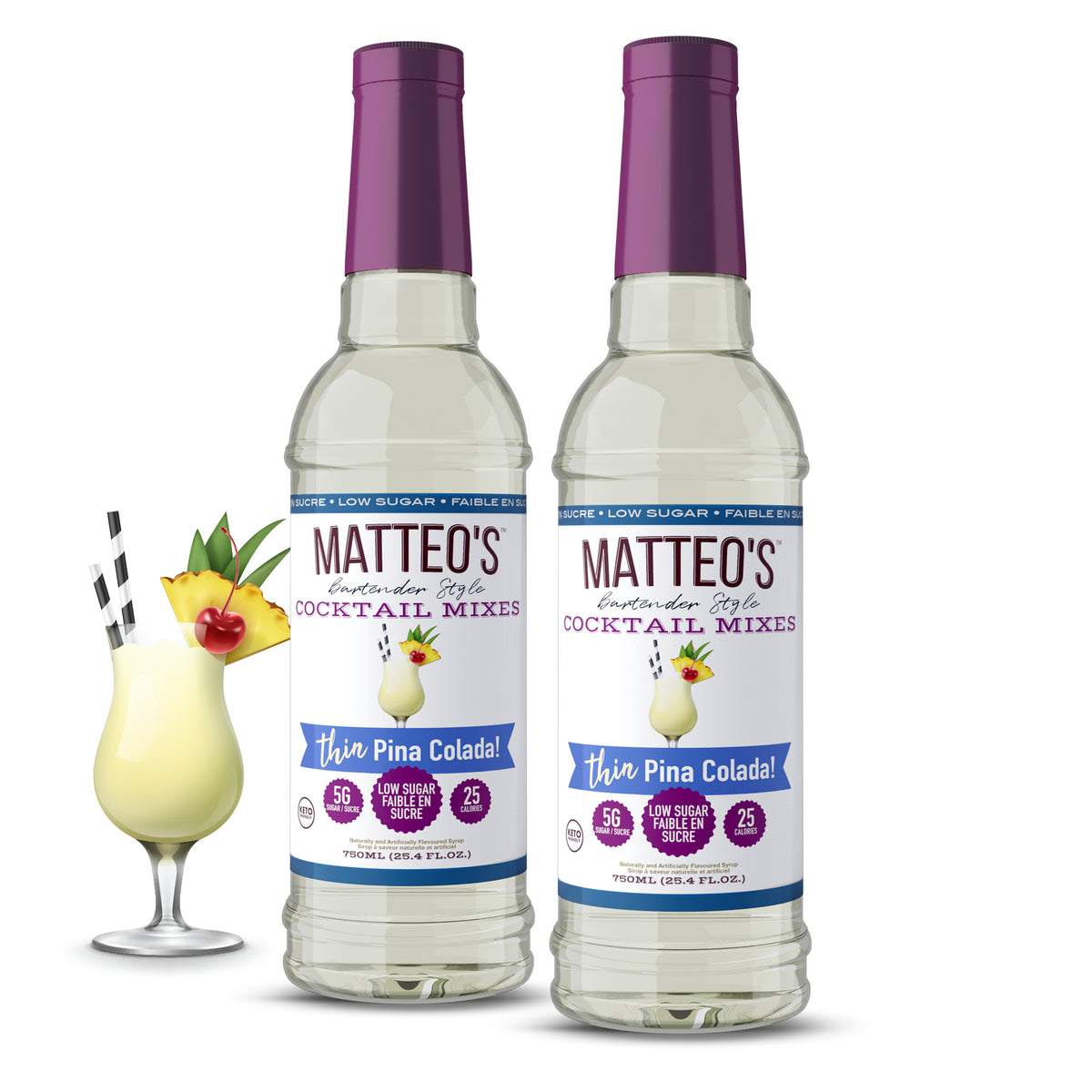 Mélanges pour cocktails sans sucre - Pina Colada