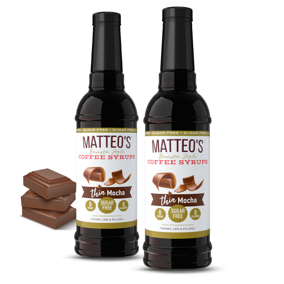 Sirop de café sans sucre, moka